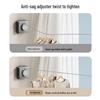 Retractable Indoor Clothesline - No-Drill Steel Wire for Balcony or Bathroom Drying