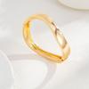 Metal Spring Bangles Minority Design Exaggerated Bracelet Creative Wide Open Bangle  Girls