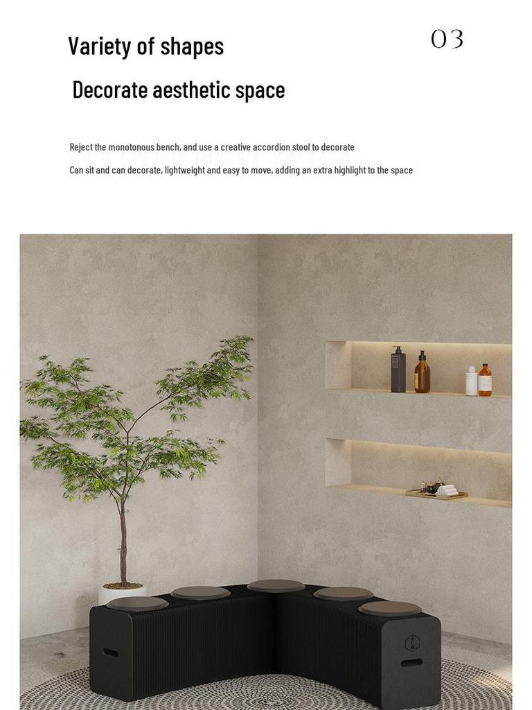 18-Paper Modular Folding Shoe Stool: Stackable, Versatile, Creative Entrance Bench.