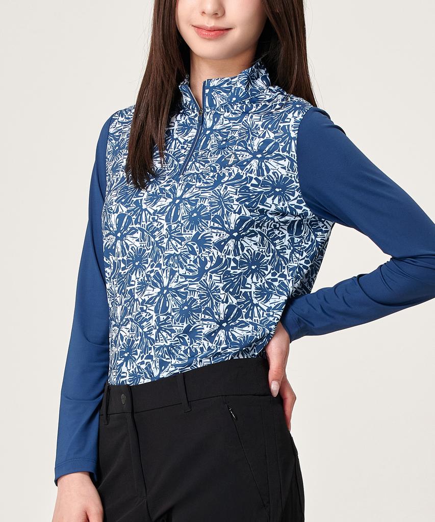 BILTMORE Women'S Golf Tropical Print Long Sleeve T-Shirt