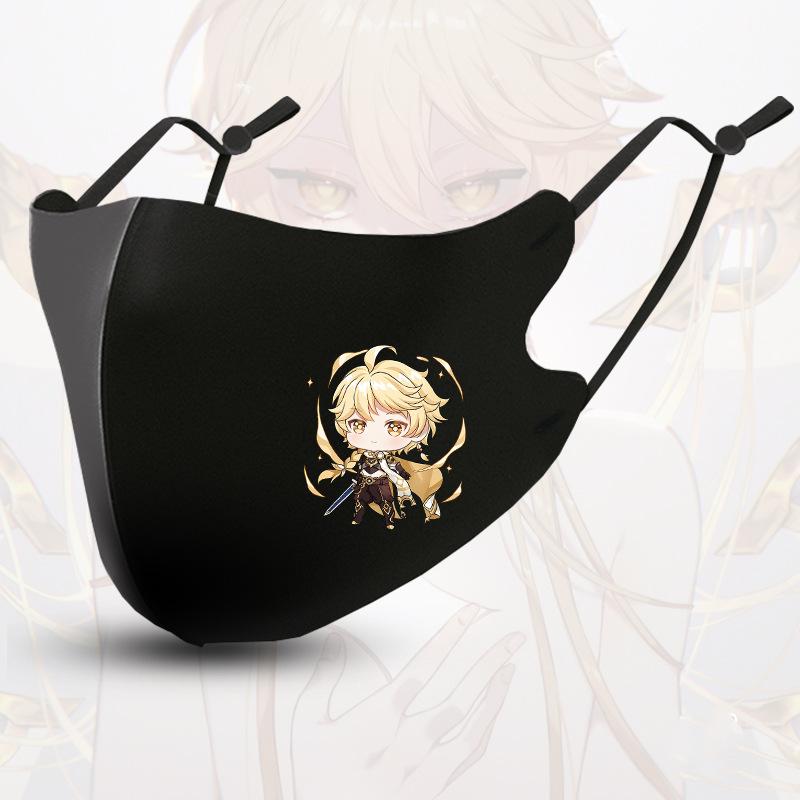 

Genshin Impact Cosplay Mask Klee Xiao Hutao Zhongli Costume Accessories Gift Fan Aether