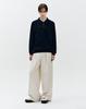 ZIOSONGZIO Timeless Collar Knit Navy Zh6Kt685Ny