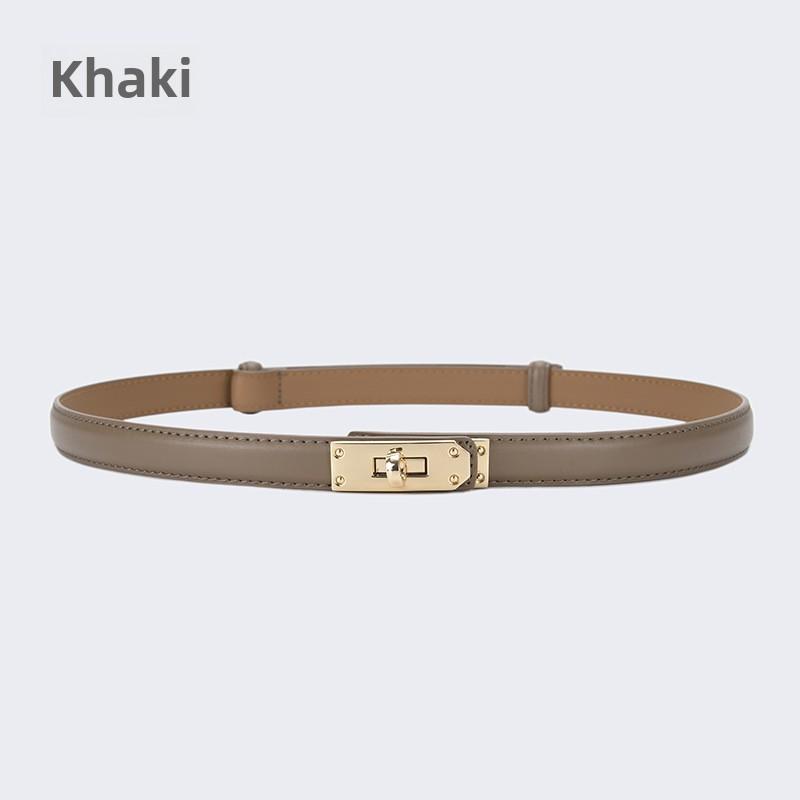 

Регулируемые тонкие ремни для женщин, узкие ремни для платья, женские кожаные ремни с золотым поворотным замком, ремни для джинсов, пальто
