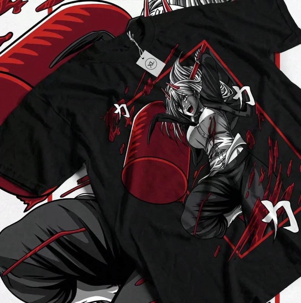 Anime CSM Denji Power T Shirt UNISEX 4 S