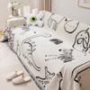 Ins Simple Cartoon Sofa Towel Chenille All-Inclusive Universal Sofa Cover Cloth Four Seasons Universal Sofa Cover Sofa Cover