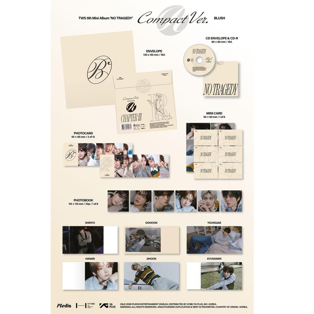 TWS [NO TRAGEDY] 5th Mini Album (COMPACT Ver.)