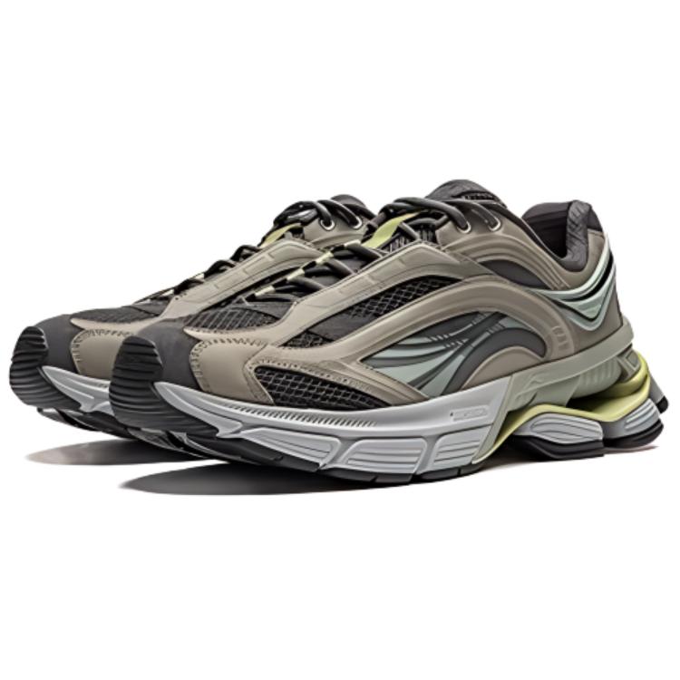 New LINING Aurora RENEW Running Shoes Men's Low top Gray AGCU051-3