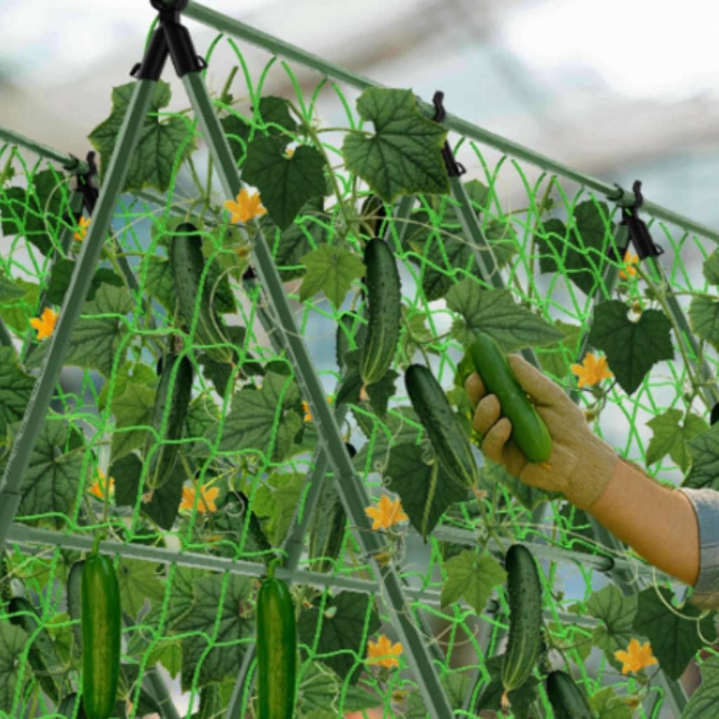Plant Trellis with Net Sturdy Garden Frame Modular for Growers