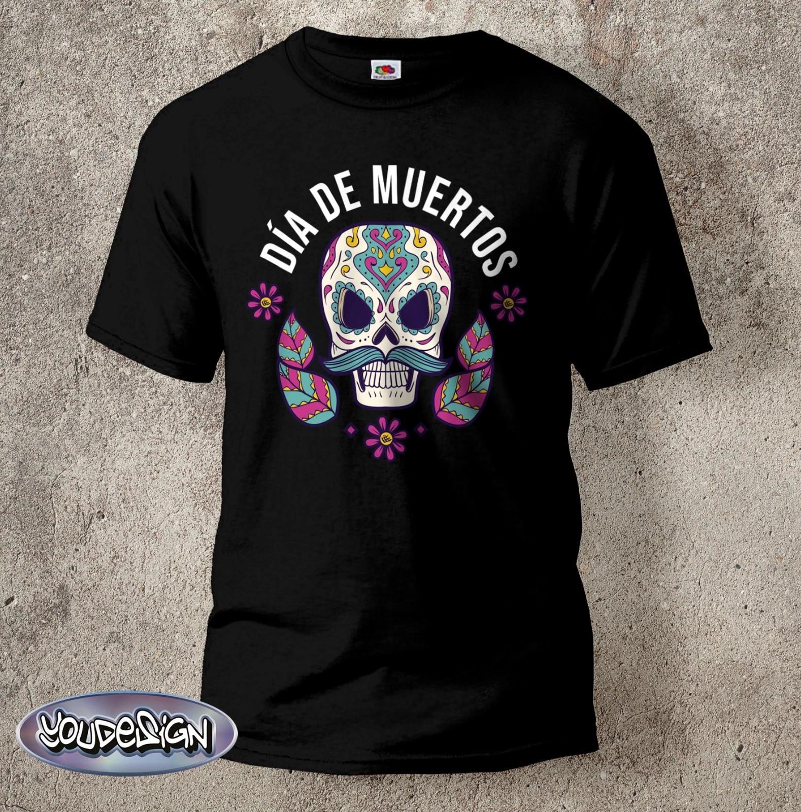 Dia de Muertos shirt Mexico T-shirt cult skull gift Mexico day of the dead S