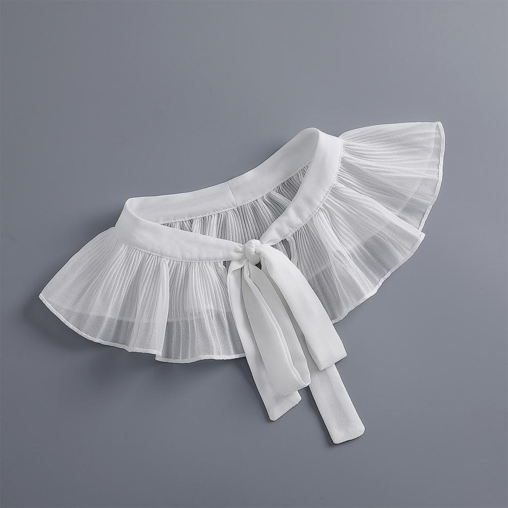 Koronkowa Kwiatowa Fałszywy Kołnierz Letnia Sukienka Koszula Odpinany Kołnierz Ozdobny Odpinany Ubranie Owija Ramiona Fałszywy Kołnierz Peleryna