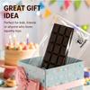 (Hefengcl) 1/2Pcs Simulated Chocolate Bar Squishy Toys, Soft Squeeze Toys, Ideal Party Favors & Holiday Gifts