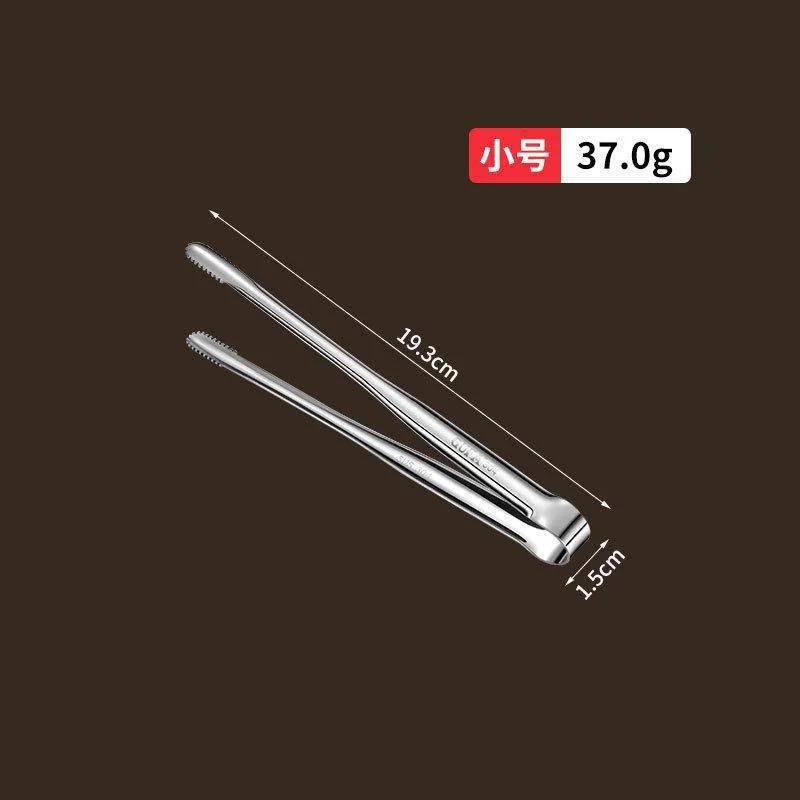 304 Stainless Steel Household Barbecue Clip BBQ Tools Japanese Bread Food Steak Extended Kitchen Gadget Outdoor Accessories
