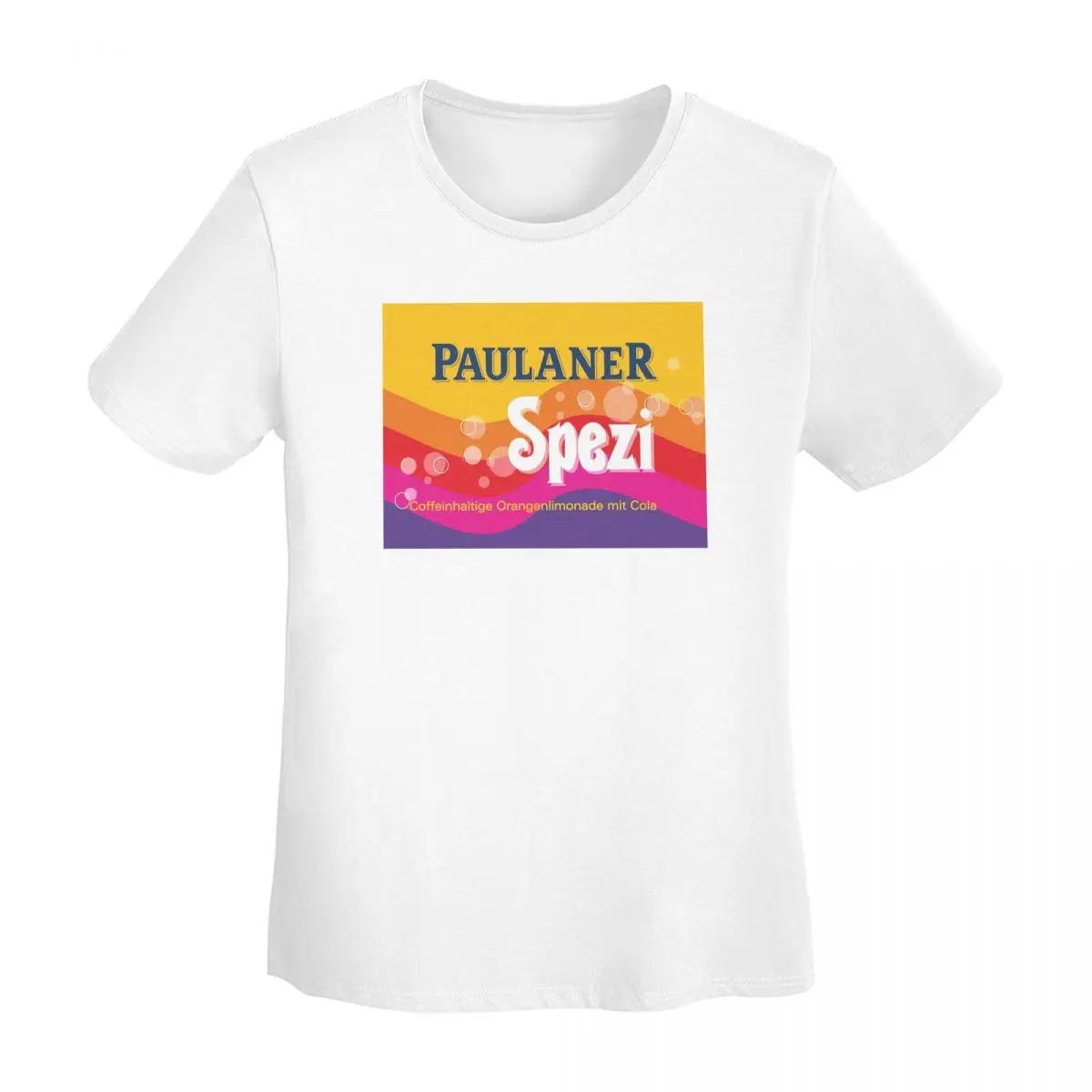 Paulaner Spezi Munich TShirt Women Short Sleeve T Shirts Round Neck Clothing Cotton Summer Tees Streetwear S