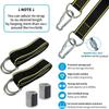 Safer Lock Carabiners Swing Straps Nylon Material Tree Protectors  Hammock Setup