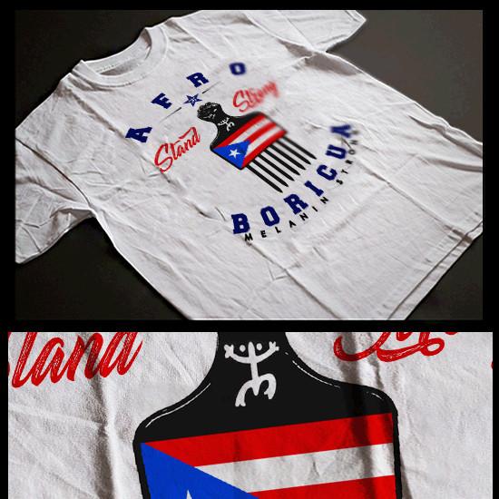 Афро-пуэрториканец Афро-Борикуа Таино Афро-латиноис Пуэрто-Рико Хлопковая футболка Унисекс XXL