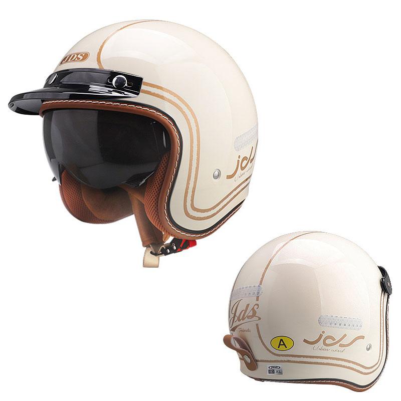 3/4 Open Face Motorcycle Helmets Retro Vintage Moped Helmet for Men Women Scooter ATV Cruiser Bobber Jet Helmet DOT Approved