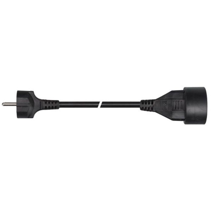 Prodlužovací kabel - Černý - 3 M - Dětská ochrana - Vnitřní použití - Elektrický