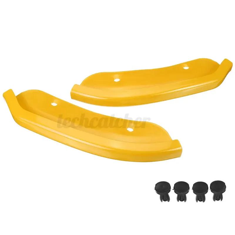 2X Spoilers Anteriori Bumper Lip Per Dodge Challenger SRT Hellcat 2015- Protezione Spoiler Inferiore Paraurti Anteriore Nero Rosso Giallo