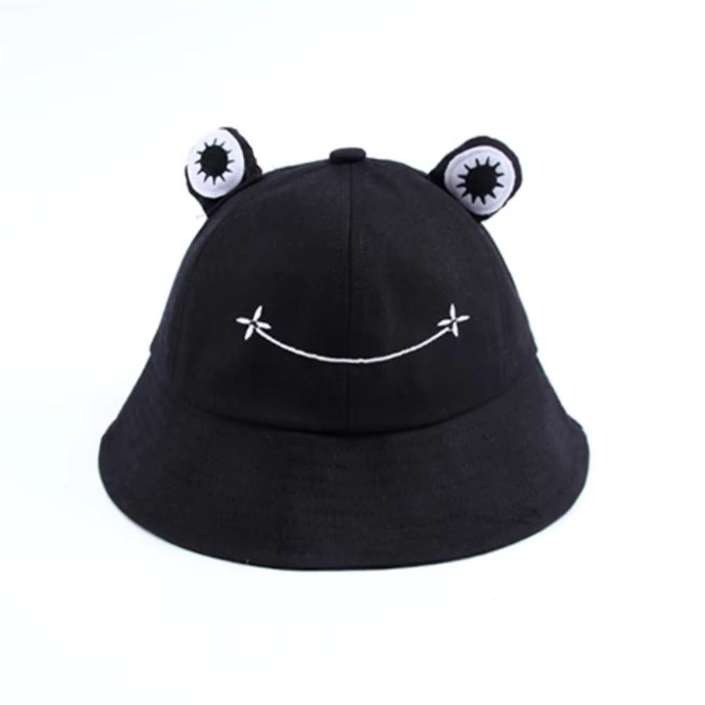 Summer Cute Froggy Bucket Hat Panama Fishing Cap Outdoor Uv Protection Sun Fisherman Hat For Men Women