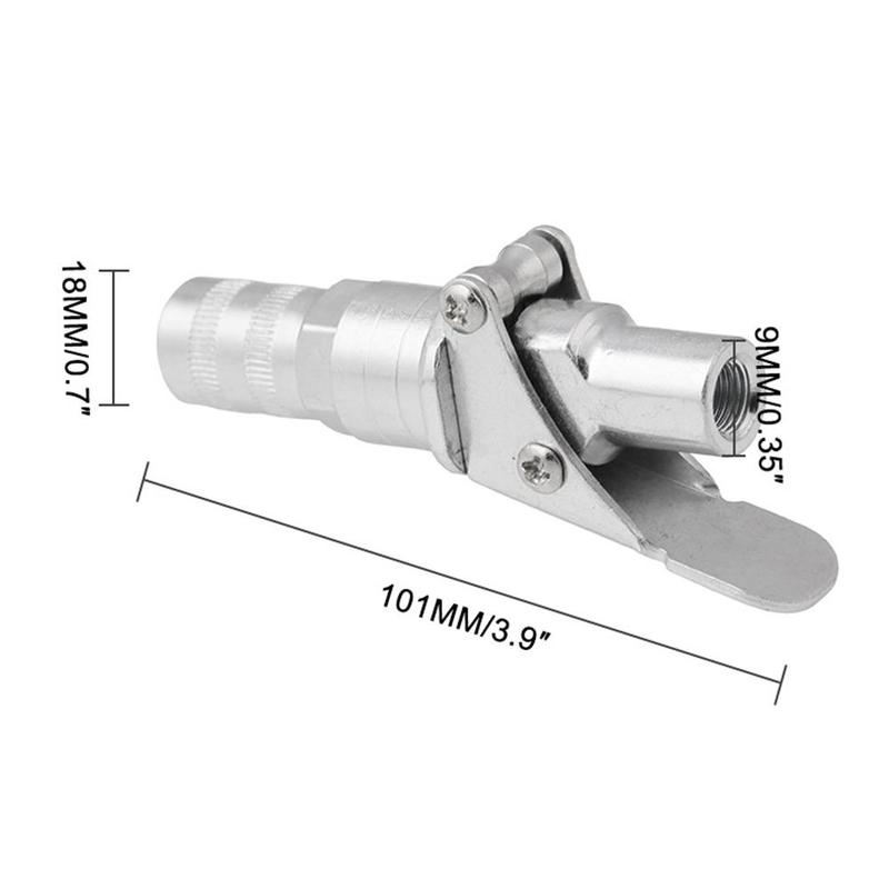 Grease Gun Connector Grease Coupler 12000 PSI High Leakage Zero