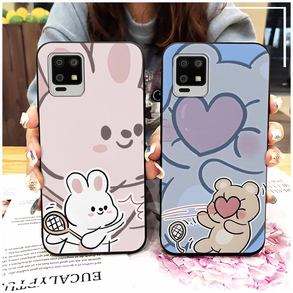 Durable Fashion Design Phone Case For Sharp Aquos Zero6/Aquos Air Cartoon Anti-dust TPU Protective Full Wrap Silicone