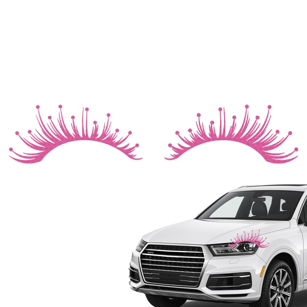 

Автомобильные наклейки на ресницы, светоотражающие наклейки на ресницы, наклейки на брови автомобиля, наклейки для кузова своими руками для украшения фар автомобиля фиолетовый