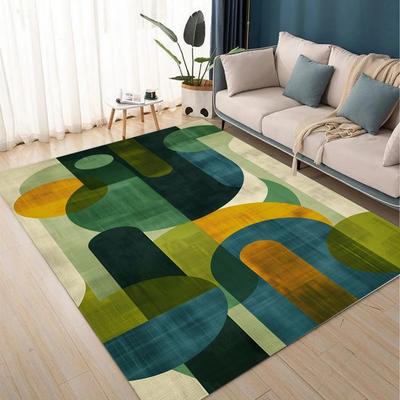 Gadsimta vidus moderns ģeometrisks paklājs, mazgājams zonas paklājs Vannas istabas paklāji Neslīdošs, mīksts iekštelpu paklājs biroja virtuves ieejas paklājam