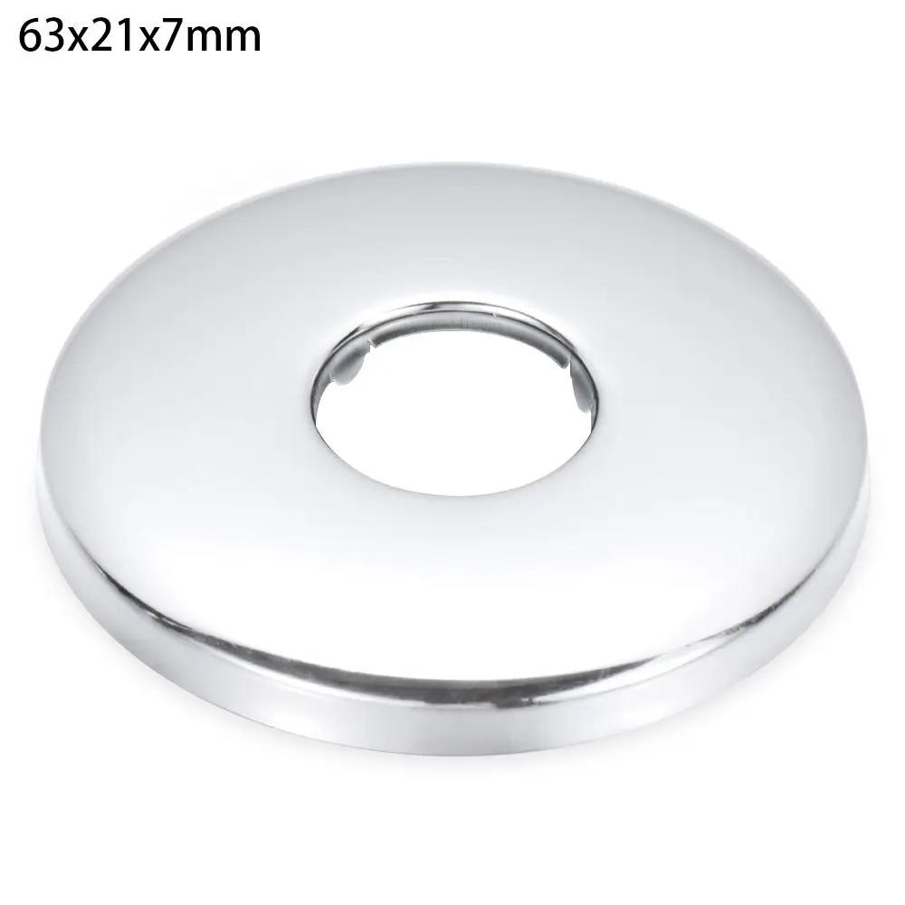 New Chrome Stainless Steel Flange Cover Pipe Wall Covers Faucet Decor Faucet Decorative Cover Faucet Accessories