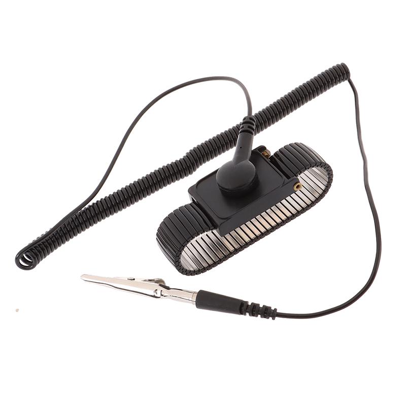 Anti Static Work Wrist Strap Esd Adjustable Discharge Belt Ground Metal Bracelet