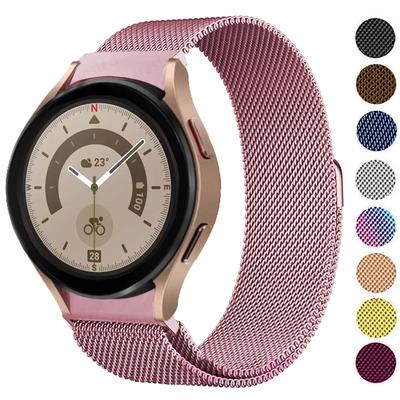 Mailänder Schleifenarmband für Samsung Galaxy Watch 5/6/4 Classic/44mm 40mm 46mm Lückenloses Metallarmband Galaxy Watch 5 pro 45mm Band