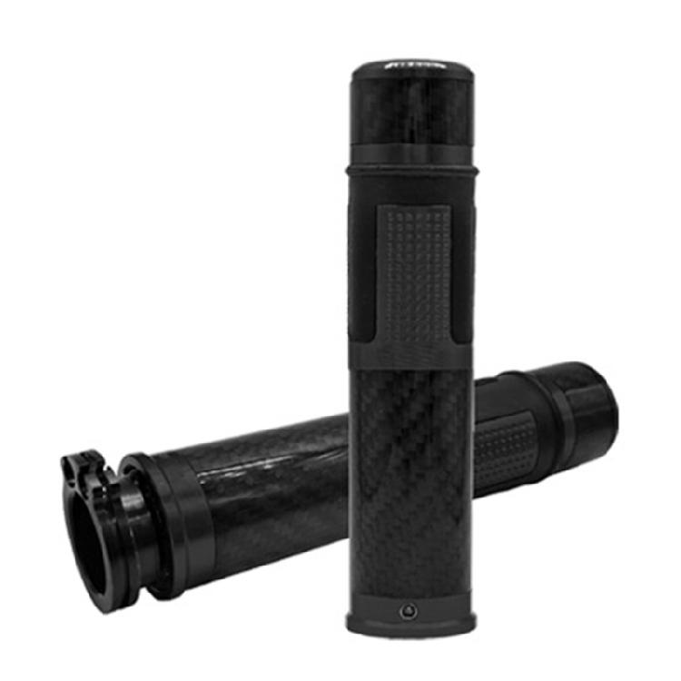 Stylish Carbon Fiber Design Motorcycle Grips Strong Strength Handlebar Providing Superior Grip Quick Install for Bikes