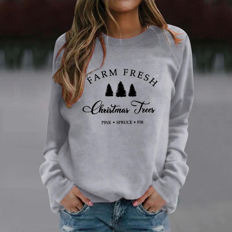 Christmas Casual Women's Hoodie 3D Printed Long Sleeved Loose Women's Spring Autumn Fashion Sweatshirt
