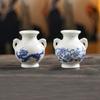 Decorations Antique Shelves Blue and White Porcelain Collect Ornaments Tabletops Ceramics Gift Small Vases Chinese Style 1PC