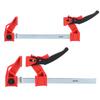 Woodworking Heavy Duty Ratchet F Clamp Adjustable Fixing Bar Clips Accessory for Carpenter