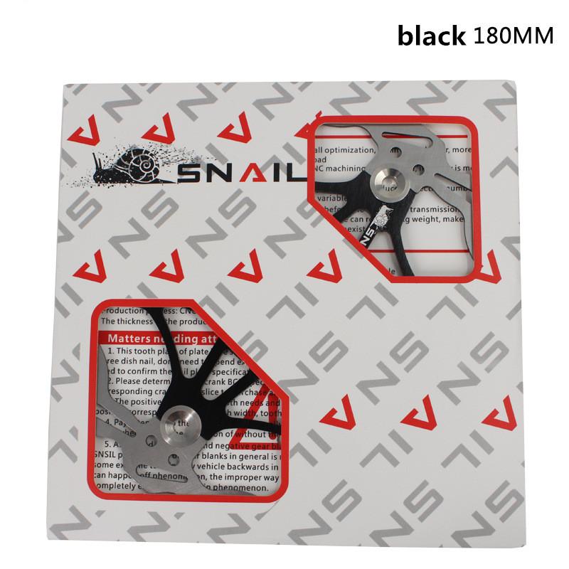 Snail Brake Disc Ultra Light MTB Mountain Bike Float Floating Pads 160mm 180mm 203 mm 6 Bolt Rotors Parts Bicycling Accessories