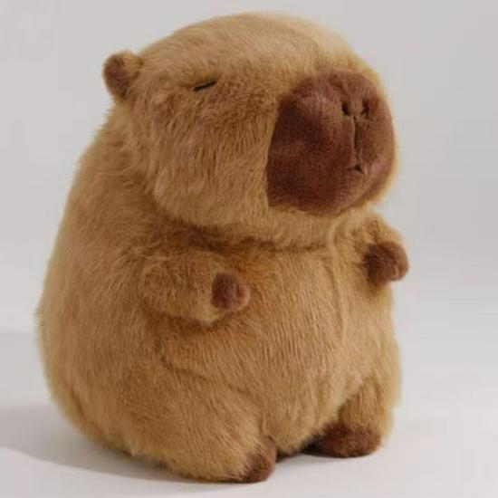 Capybara Plush Backpack Doll - Cute Birthday Gift & Funny Pet Ornament Approximately 18cm