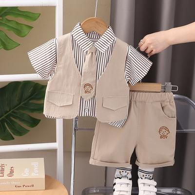 Summer Baby Boys Clothes Children Casual T Shirt Shorts Sets Toddler Infant Outfits Kids Tracksuits