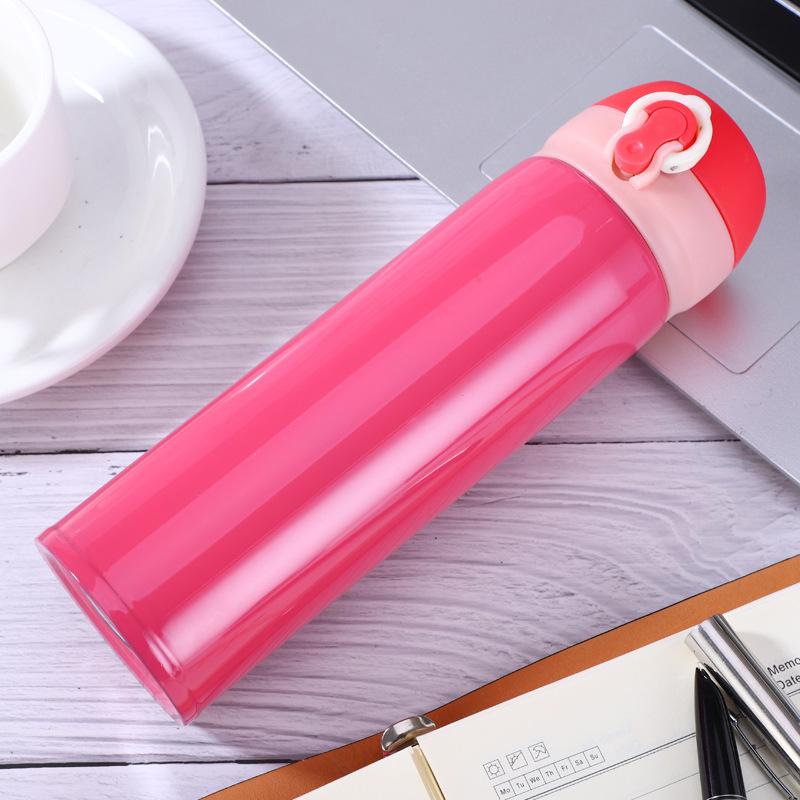 Thermos Cup 500ml Vacuum Flasks Portable Stainless Steel Thermos Cup Water Bottle Travel Tea Mug Office Thermos Cup