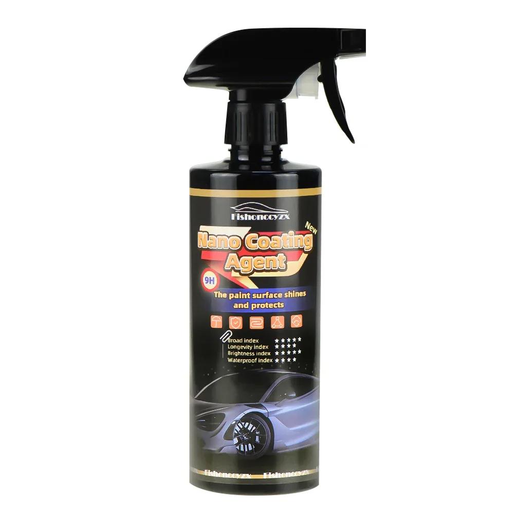 

9H нанокерамика покрытие автомобиля жидкое стекло покрытый кристалл гидрофобный водостойкий полирующий лак твердость автомобиль полировальная жидкость
