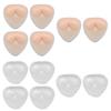 3 Pair Sticky Bra Pads Strong Adhesive Water Proof Strapless Silicone Bra Pads Inserts for Swimwear 