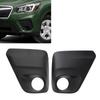 Fog Lamp Molding Trim OEM Standard ABS Easy Installation Black Fog Light Trim Cover Scratch Resistant Forester 2019 To 2021