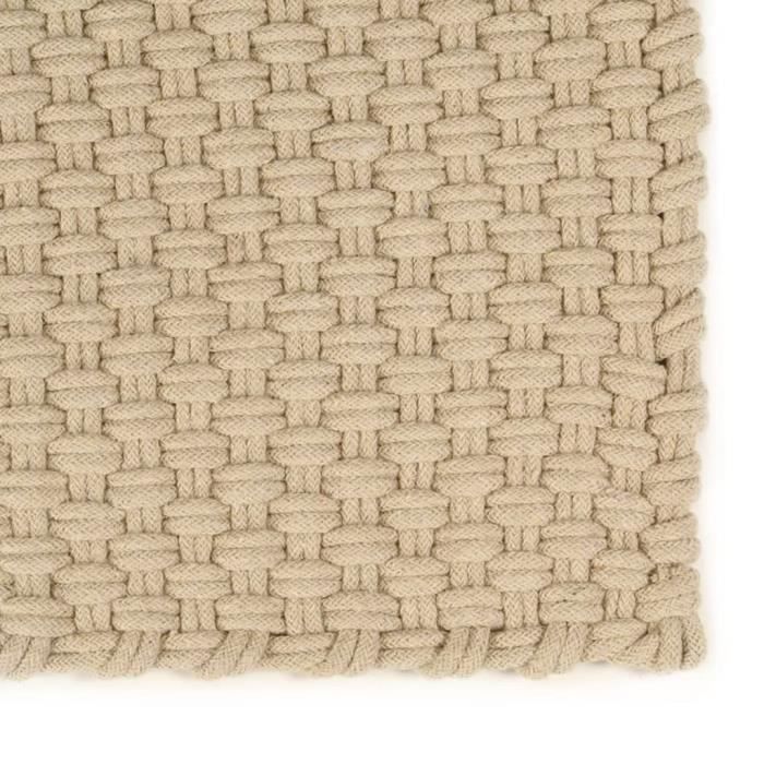 VidaXL Rectangular Rug Natural 160x230 Cm Cotton 345112
