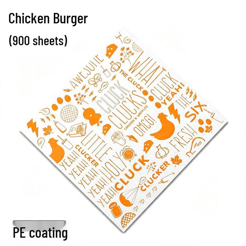 BDO Greaseproof Burger and Sandwich Wrapping Paper