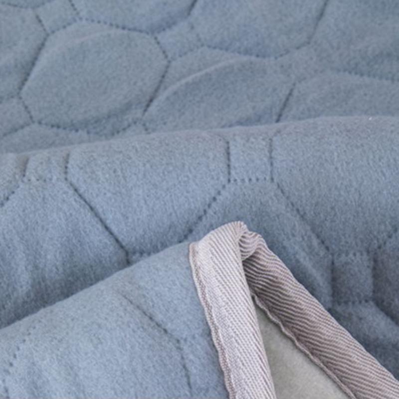 Solid Color Electric Blanket Single and Double Automatic Power-off Mattress 220V Temperature Regulating Velvet Electric Blanket