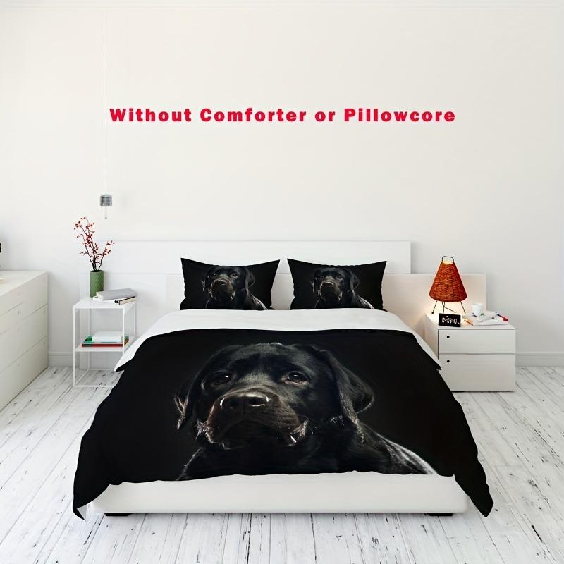 Labrador Dog Duvet Set 3D Digital Printing Bedding Set Three-Piece Bedroom Decoration