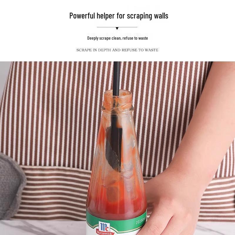 Mini Dual-Ended Silicone Spatula for Lotion & Residue Removal