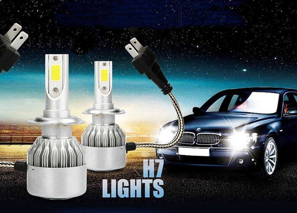 xoya Car H11 LED Headlight Fog Light Set of 2 One Piece Double-Sided Luminous