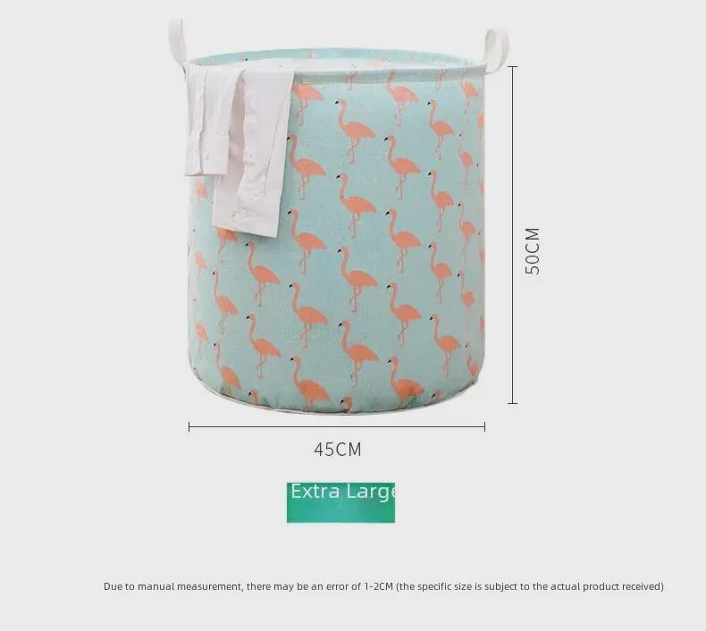 Multifunkční úložný koš na oblečení a hračky do domácnosti