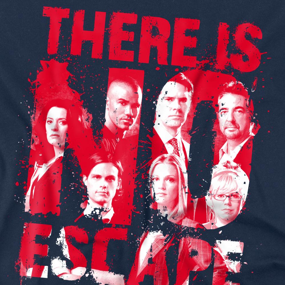 Criminal Minds Mens No Escape T-Shirt