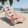 1pc Pucci Revival 2025 Tendencias de Diseño Floral Retro Toalla de Playa de Microfibra Impresa en 2D, secado rápido super absorbente. Genial para la playa